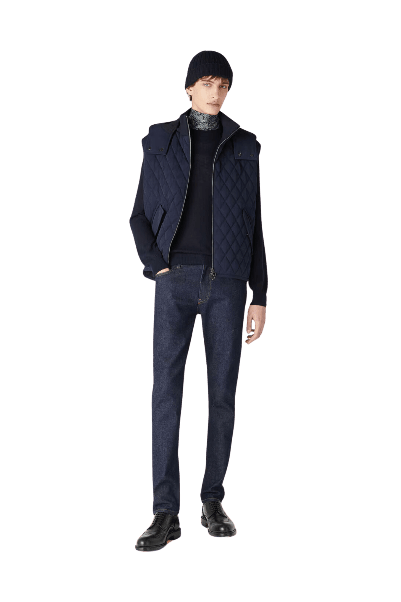 <tc>Loro Piana</tc> เสื้อคอกลม Camino สำหรับผู้ชาย