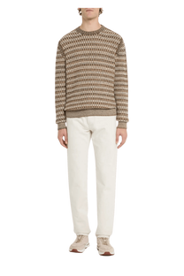 Loro Piana Men's Mancora Cashmere Knit Crewneck Sweater