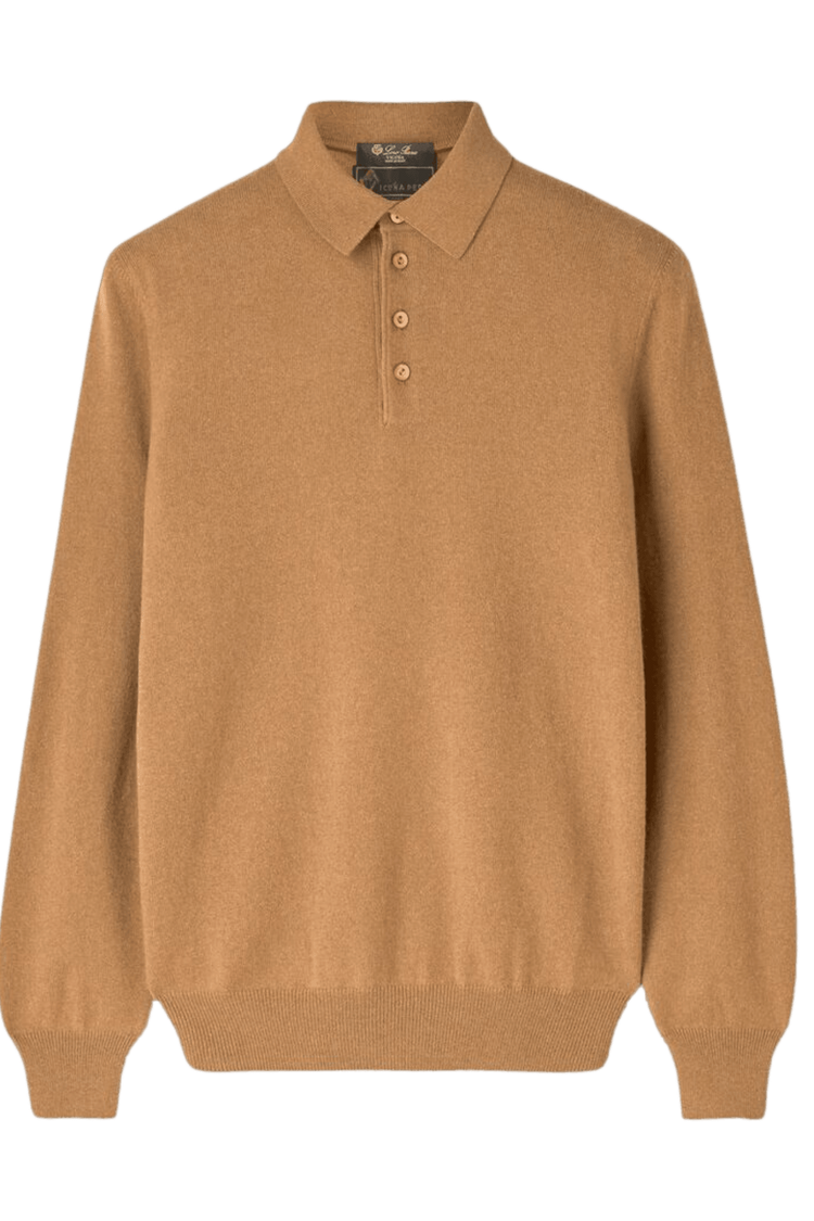 Loro Piana Men's Vicuña Polo Shirt