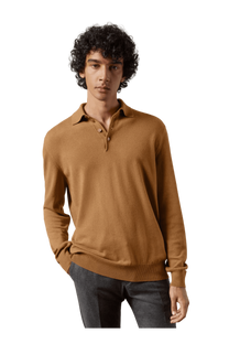 <tc>Loro Piana</tc> เสื้อโปโล Vicuña สำหรับผู้ชาย