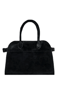 The Row Soft Margaux 10 Bag in Suede