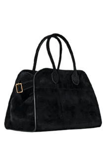 The Row Soft Margaux 10 Bag in Suede